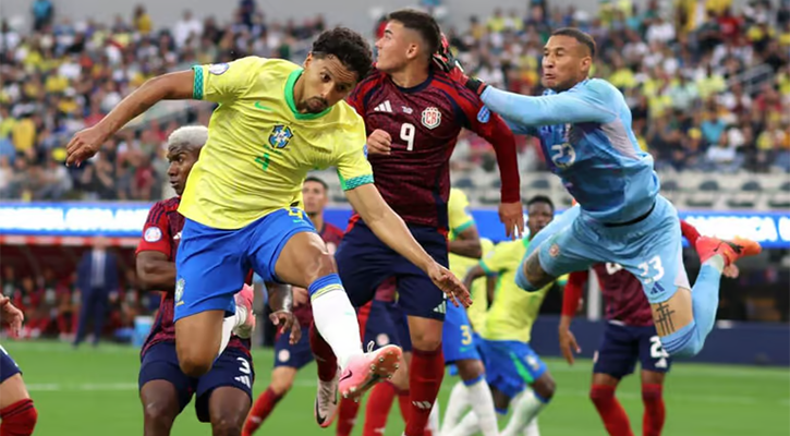 ড্র দিয়ে কোপা আমেরিকা শুরু ব্রাজিলের